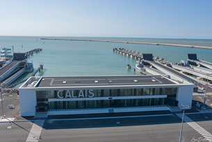 P&O ferries calais new facilities